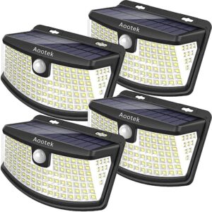 Aootek Solar Motion Sensor Lights