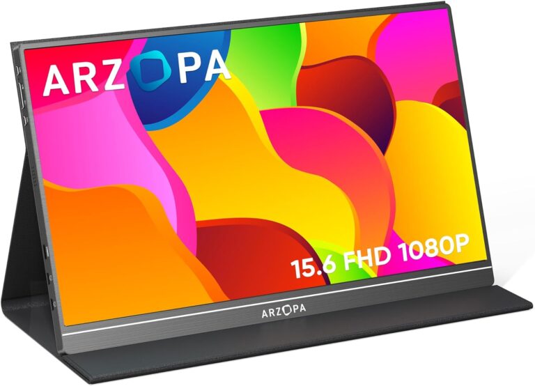 ARZOPA 15.6'' 1080P FHD Portable Monitor