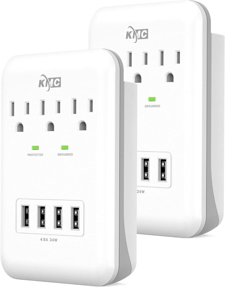 KMC 3-Outlet Wall Mount Surge Protector