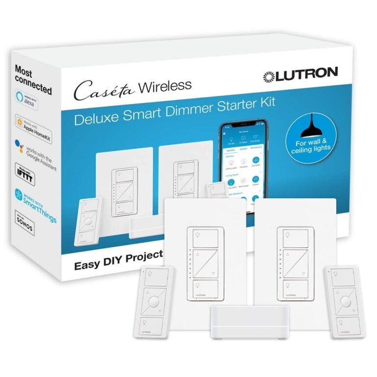 Lutron Caseta Deluxe Smart Dimmer Switch