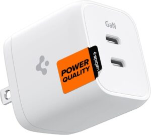 Spigen GaN 452 45W 2-Port GaN III Tech USB C Wall Charger $19.59 1 Spigen GaN 452 wall charger