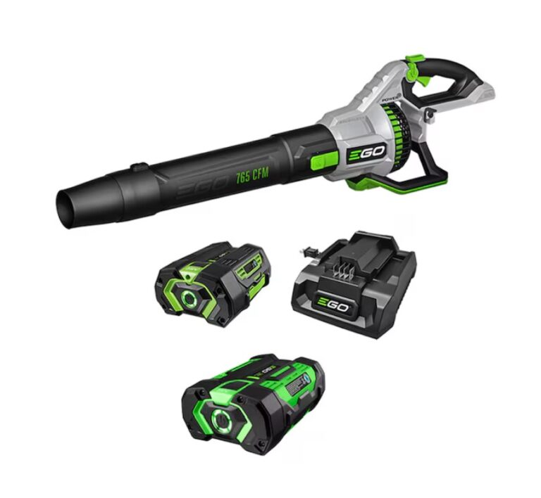 EGO POWER+ 56V 765 CFM 200 MPH Handheld Blower + 5.0Ah + 2.5Ah Battery & Charger $319 17 EGO POWER+