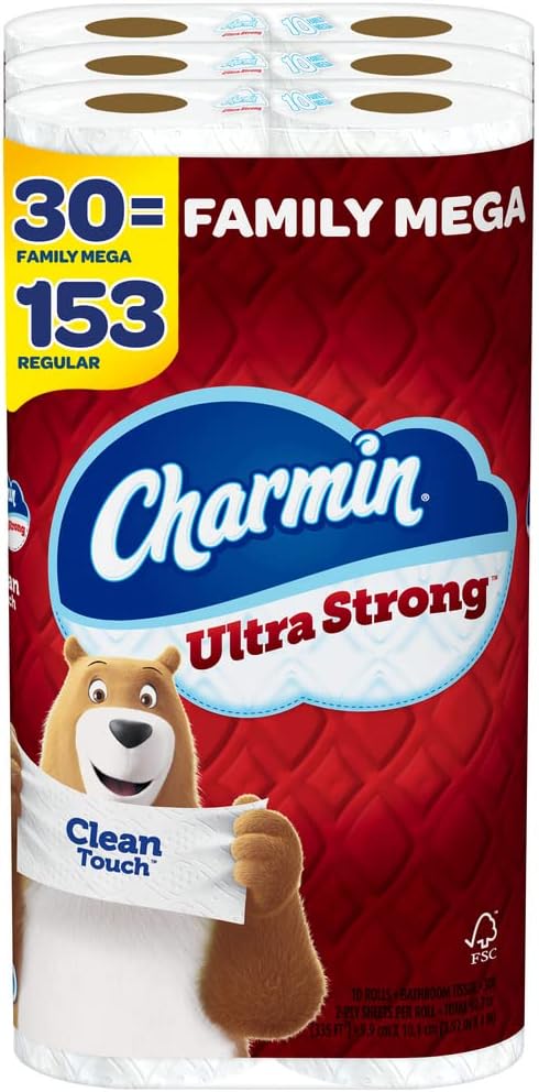 Charmin Ultra Strong Clean Touch Toilet Paper