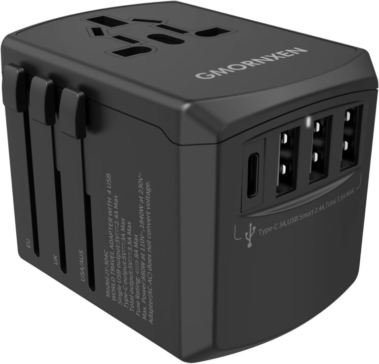 Gmornxen Universal Travel Adapter