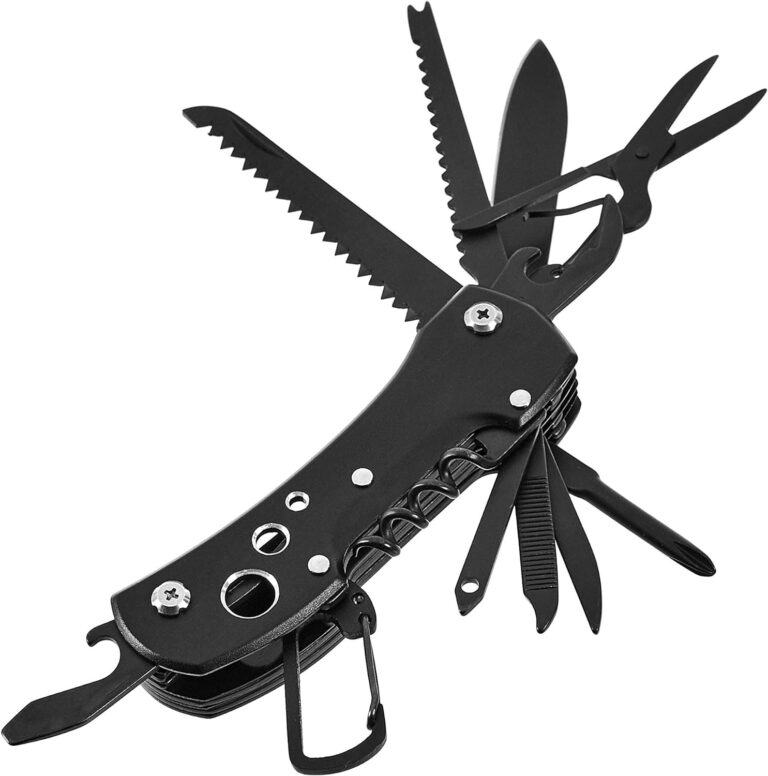 Amazon Basics 15-in-1 Stainless Steel Multitool Pocket Knife