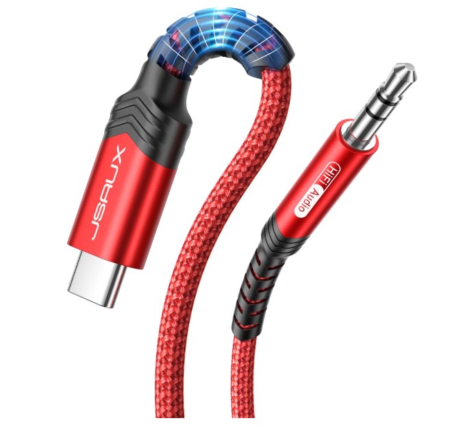 JSAUX 3.3ft USB C to 3.5mm Audio Aux Jack Cable $3.95 13 JSAUX