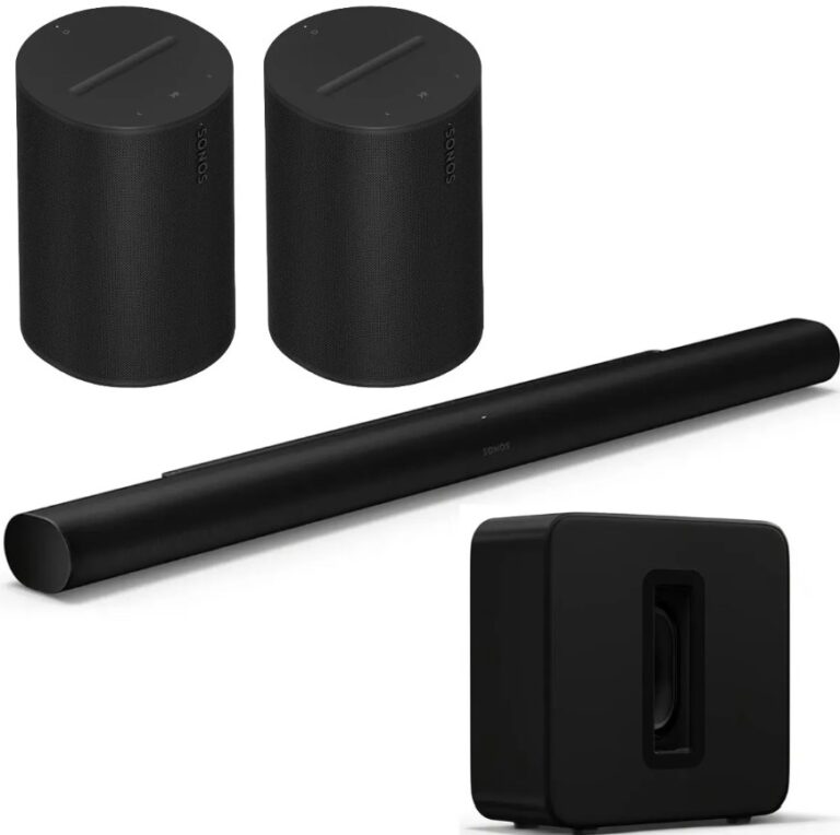 Sonos Arc Ultra Soundbar + Sub 4 Subwoofer + 2-Pack Era 100 Bluetooth Speaker $1649 24 Sonos