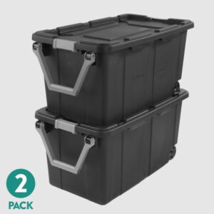 2-Pack Sterilite 40 Gallon Wheeled Industrial Plastic Storage Bin $35.83 31 Sterilite