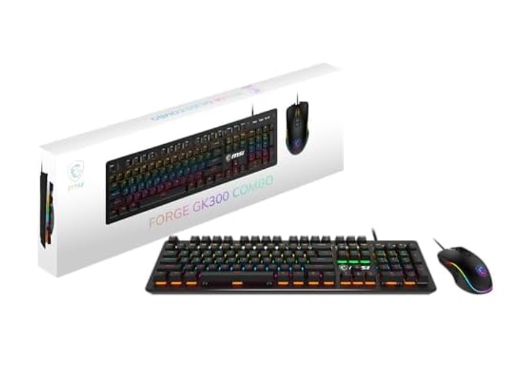 MSI Forge GK300 Combo (Keyboard + Mouse) $19.99 19 msi