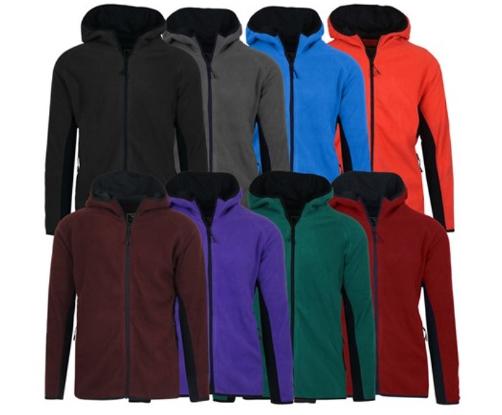 3-Pack Q-Active Men's Polar Fleece Tech Zip Hoodie $24.99 1 Q-Active