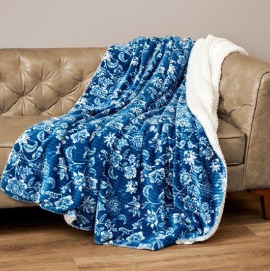 Northwest Ashford Home Cozy Silk Touch Ribbed Throw Blanket (50" x 60") $6.99 11 Northwest