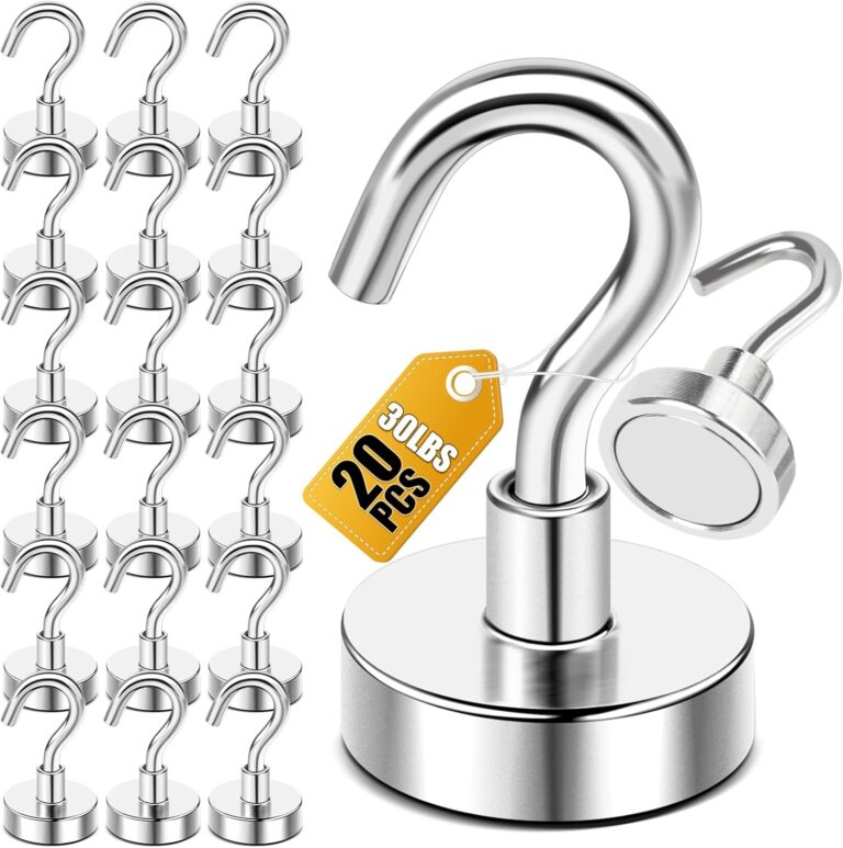20-Pack DIYMAG Magnetic Hooks $6.99 9 DIYMAG
