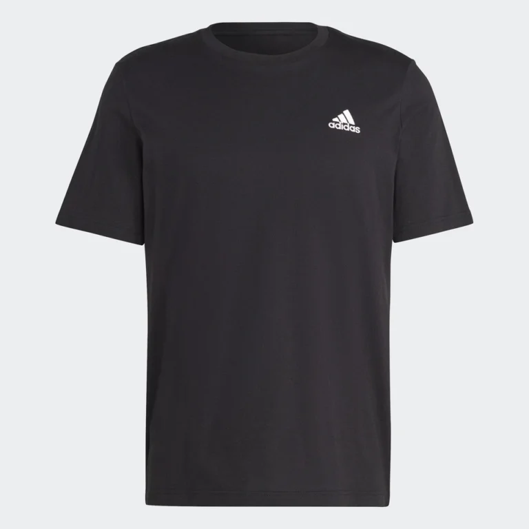 adidas men's Essentials Single Jersey Embroidered Small Logo Tee $6 15 adidas