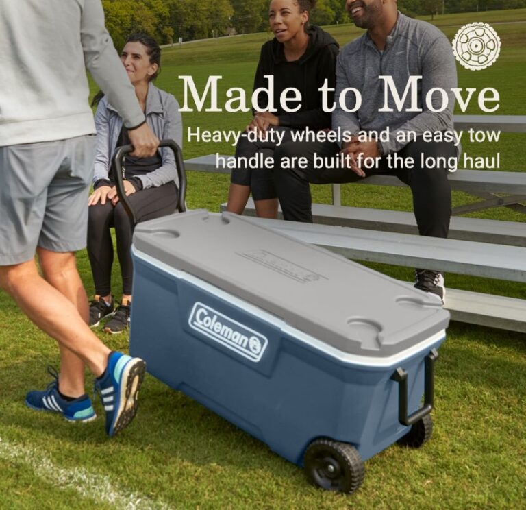 Coleman 316 Series 100QT Hard Chest Wheeled Cooler $59.75 9 Coleman