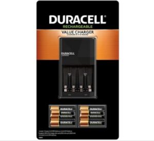 Duracell Ion Speed 1000 Charger (6 AA and 2 AAA Batteries) $14.99 35 Duracell