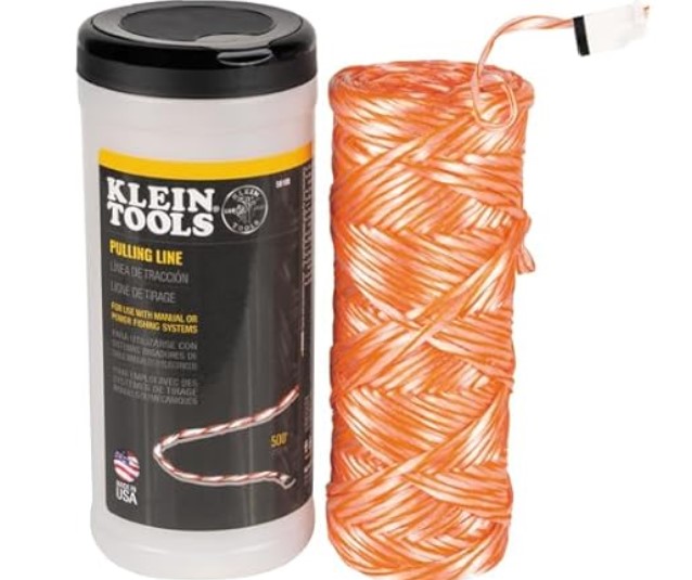 Klein Tools 500-Foot Poly Pull Line String with Orange Tracer $8.99 13 Klein Tools
