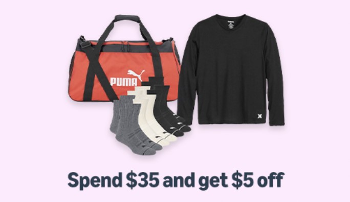 Woot Extra $5 off When You Spend $35 on Hurley & PUMA Essentials 19 woot