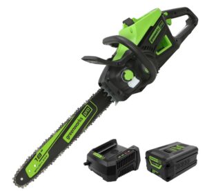 Greenworks 60V 18" Brushless Cordless Chainsaw 4.0Ah Battery & Charger $176.38 39 Greenworks