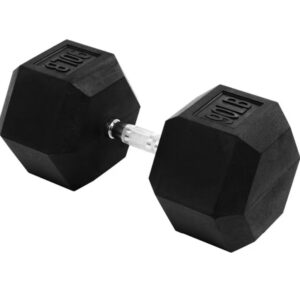 BalanceFrom 90 lb Rubber Encased Hex Dumbbell (Single) $49.99 25 BalanceFrom