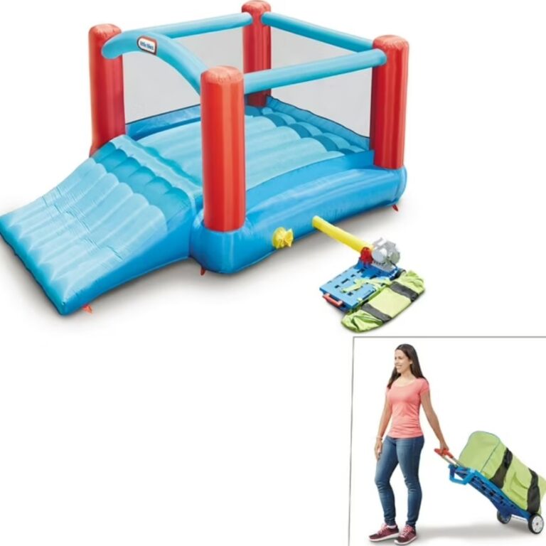 Little Tikes Pack 'n Roll 7'x7' Inflatable Bounce House with Slide $134.25 7 Little Tikes
