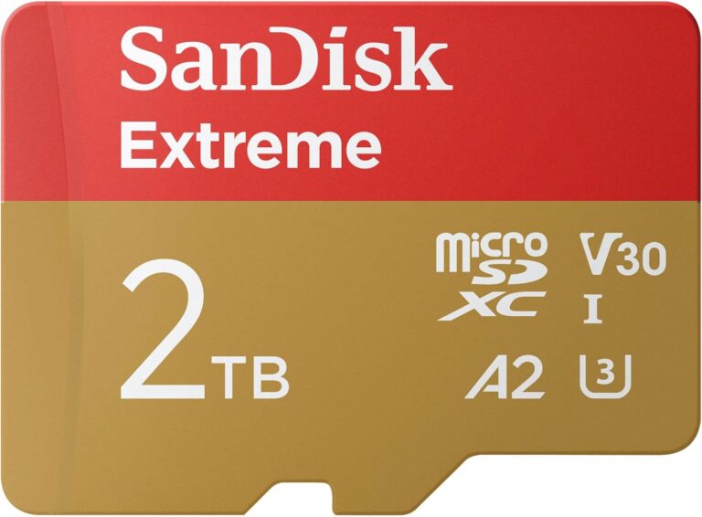 SanDisk 2TB Extreme microSDXC UHS-I Memory Card with Adapter $176.57 3 sandisk