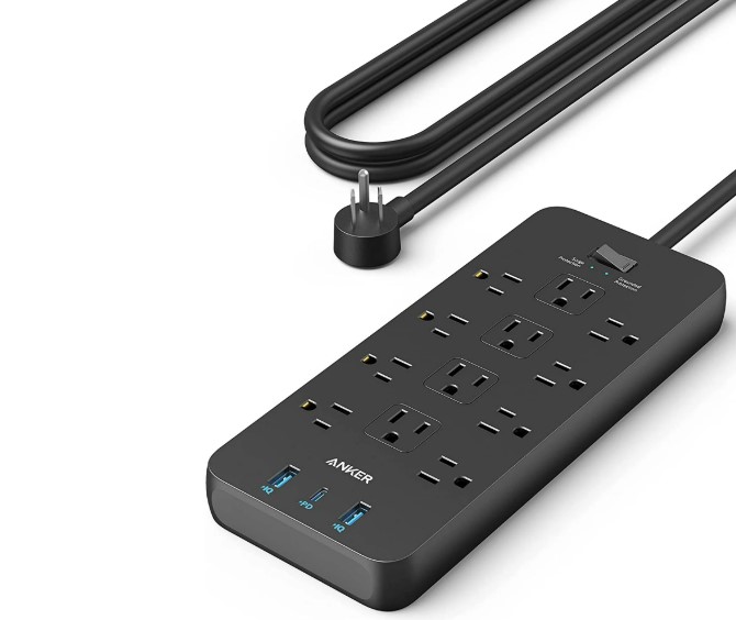 Anker Surge Protector Power Strip (2100J) $15.18 9 anker