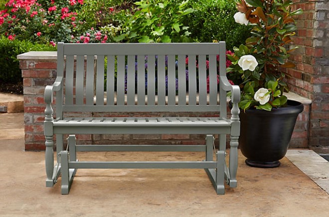 Member's Mark Painted Wood Glider Bench $99.98 15 Member's Mark