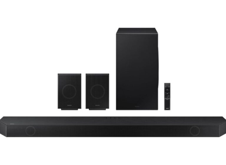 Samsung HW-Q990D Q-series 11.1.4ch Wireless Dolby ATMOS Soundbar + Rear Speakers $879.99 9 Samsung HW-Q990D