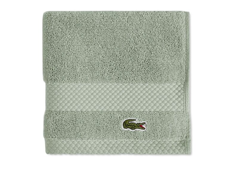 Lacoste Home Heritage Anti-Microbial Supima Cotton Washcloth (13" x 13") $4.99 5 Lacoste Home