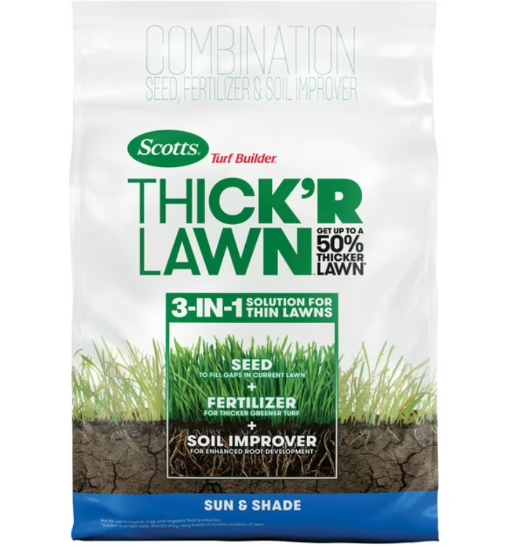 12-lb. Scotts Turf Builder THICK'R LAWN Grass Seed $14.97 11 Scotts