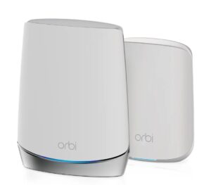 NETGEAR Orbi Tri-Band Mesh WiFi 6 System (RBK652S), Router + 1 Satellite Extender $137.12 1 NETGEAR