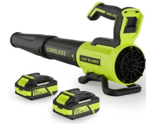Vinchest 560CFM & 180MPH Cordless Leaf Blower with 2× 4.0Ah Batteries and Charger $69.99 20 Vinchest