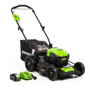 Greenworks 40V 20" Brushless Push Lawn Mower with 4.0 Ah Battery & Quick Charger $228 1 Greenworks