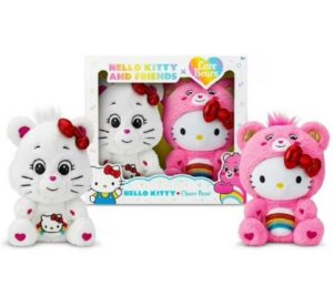 2-Pack Care Bears Hello Kitty Loves Cheer Bear 10" Collectible Plush $9.95 1 Care Bears