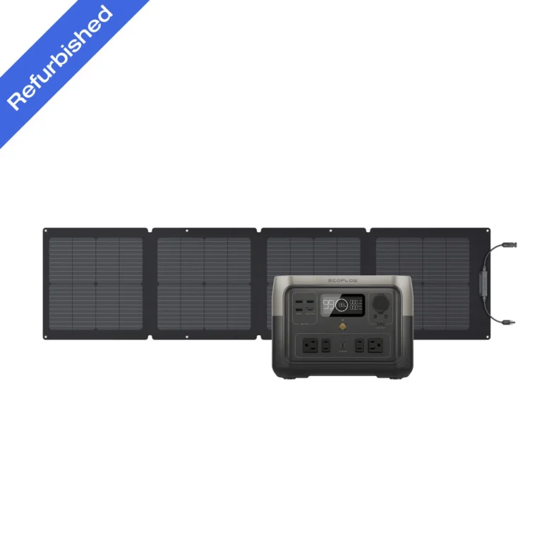 EcoFlow RIVER 2 Max 512Wh Power Station + 110W Solar Panel (Refurbished) $239 1 EcoFlow