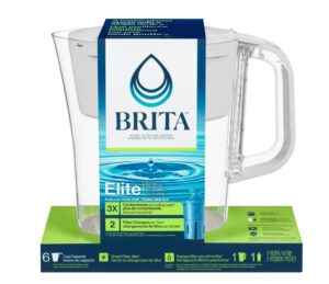 Brita Plastic 6-Cup Water Filter Pitcher with Elite Filter $14.95 11 Brita