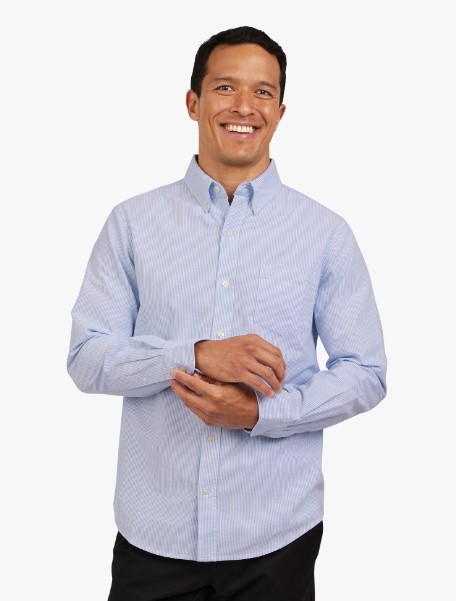 Chaps Men's Seacoast Wash Long Sleeve Oxford Woven Shirt $7.66 13 Chaps