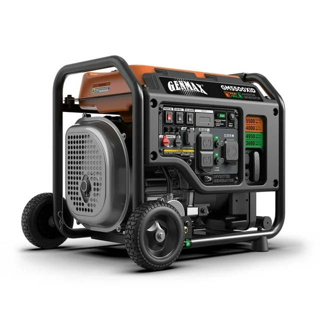 Genmax Power 5500/4000W Dual Fuel Inverter Generator $449 5 Genmax Power