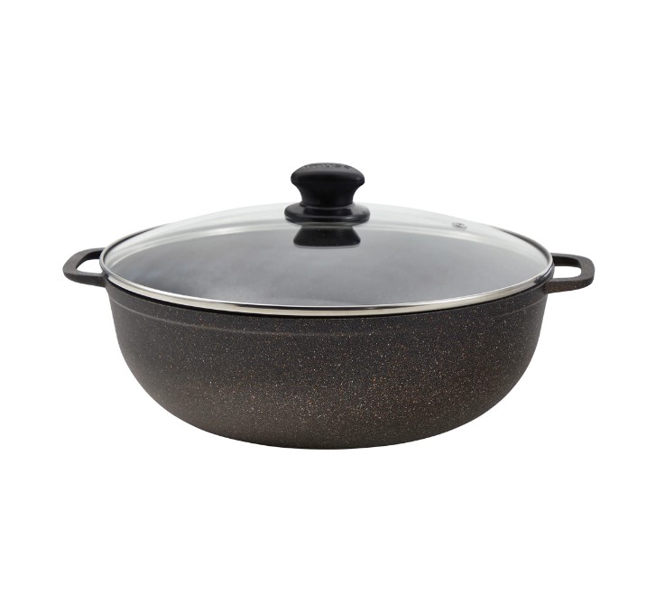 IMUSA 3.5qt Fuzion Cast Aluminum Bronze Speckled Nonstick Caldero with Glass Lid $11.87 8 IMUSA