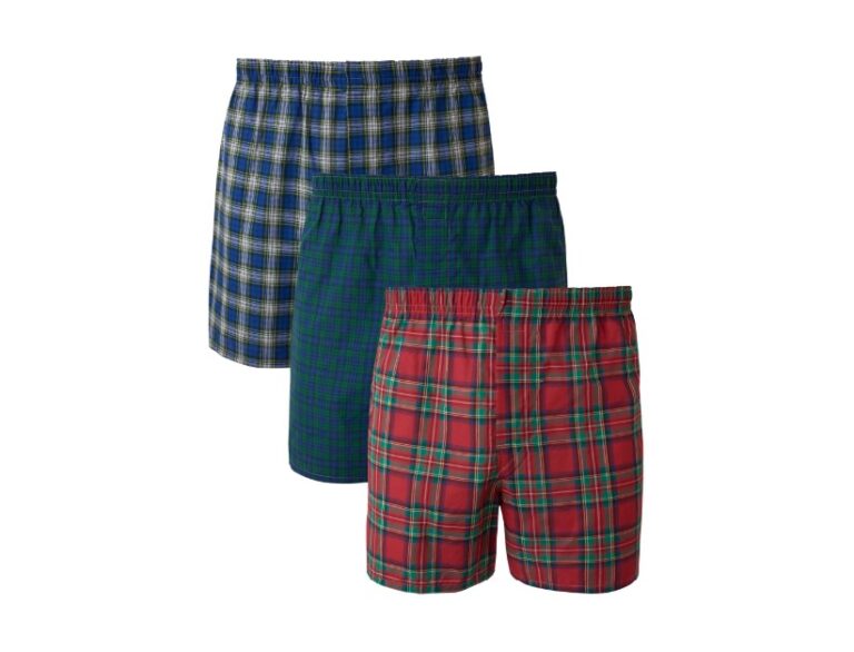 3-Pack Hanes Men's Woven Boxers $10.98 19 Hanes