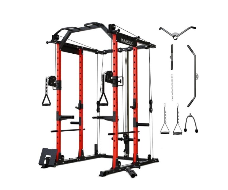 Mikolo Power Rack Cage 1500 lbs Weight Rack $411 7 Mikolo