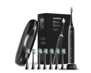 AquaSonic Black Series Electric Toothbrush with 8 Brush Heads & Travel Case $29.95 1 AquaSonic