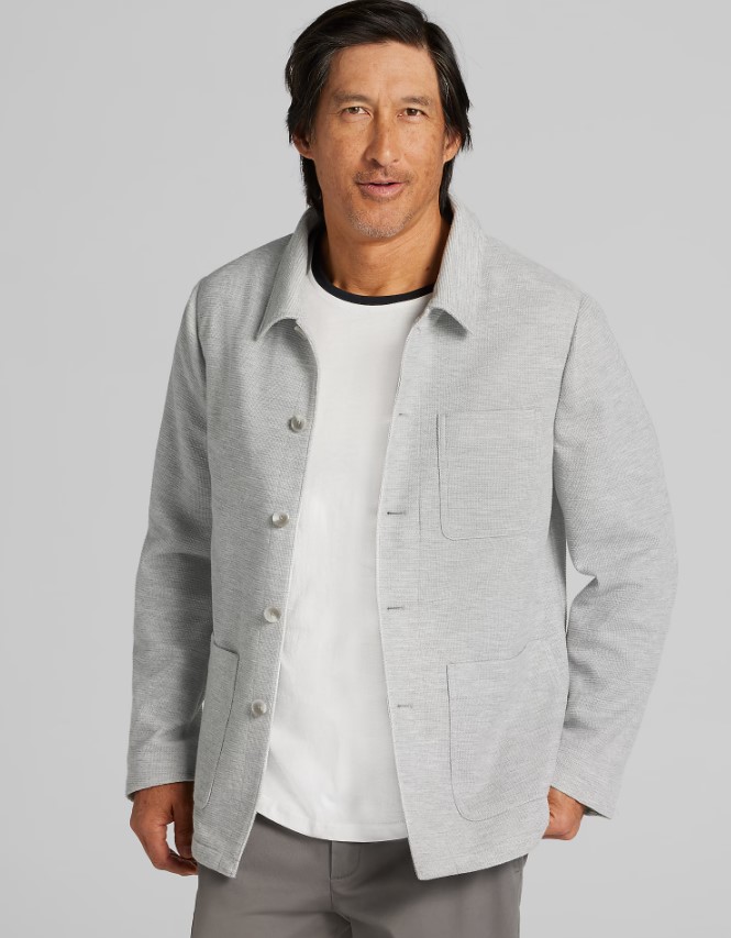 Joseph Abboud Men's Modern Fit Knit Chore Jacket $19.99 5 Joseph Abboud