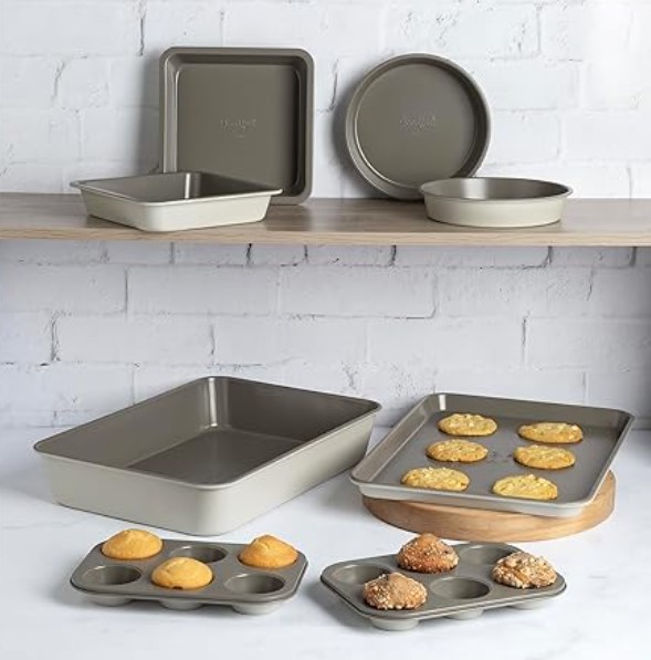 8-Piece Goodful Nonstick Bakeware Set $19.99 3 Goodful