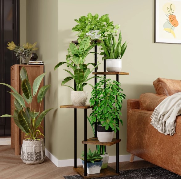 Bamworld 5-Tier Metal Plant Stand $24.59 19 Bamworld
