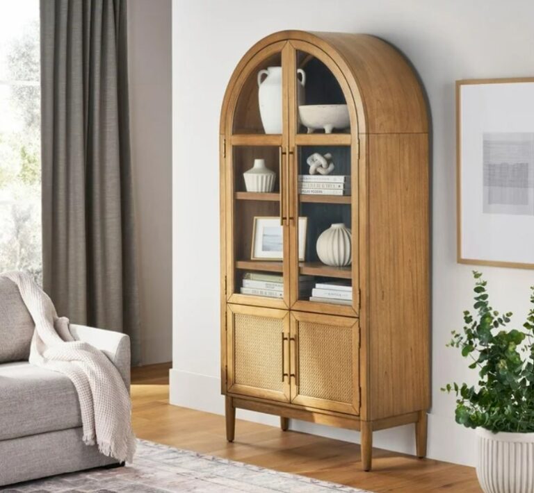 Member's Mark Enzo Storage Cabinet With Rattan Cabinet Doors $299 3 Member's Mark