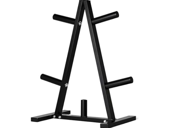 Amazon Basics Olympic 2-inch Weight Plate Tree Rack $19.99 23 Amazon Basics