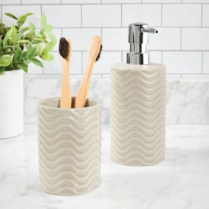 3-Piece Mainstays By Becky G. & Alejandra Stacked Bathroom Canisters $4.97 2 Mainstays