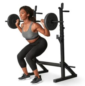 Athletic Works Adjustable Squat Rack (300 lbs. Capacity) $25 1 Athletic Works