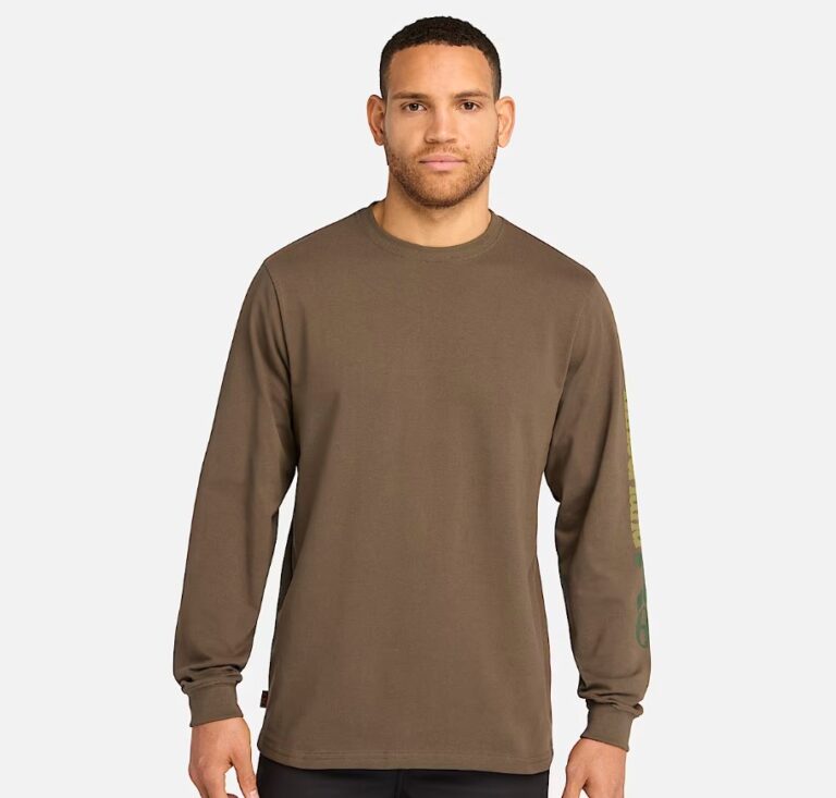 Timberland Men's PRO Core Logo Long-Sleeve T-Shirt $15.99 7 Timberland